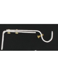 7215b101 - support gouttiere ext d20 110-150 mm x2 - blanc/or