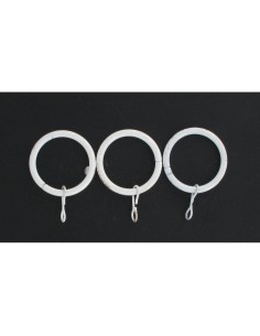 7901b101  - anneaux d20 x8 - blanc/or