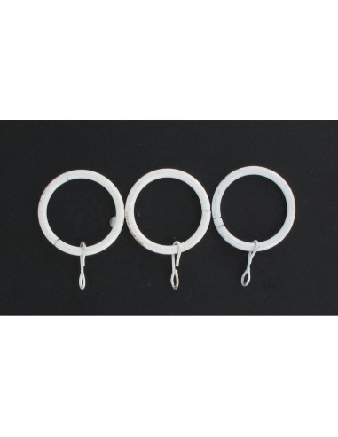 7901b101  - anneaux d20 x8 - blanc/or