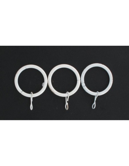 7901b101  - anneaux d20 x8 - blanc/or