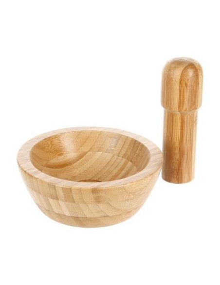 120059 - mortier et pilon bambou