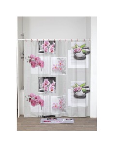 1100623 - rideau de douche peva 180x180 cm - janice