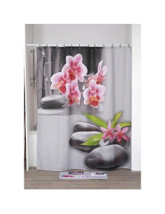 1200623 - rideau de douche polyester 180x200 cm - janice