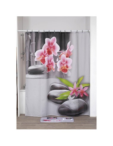1200623 - rideau de douche polyester 180x200 cm - janice