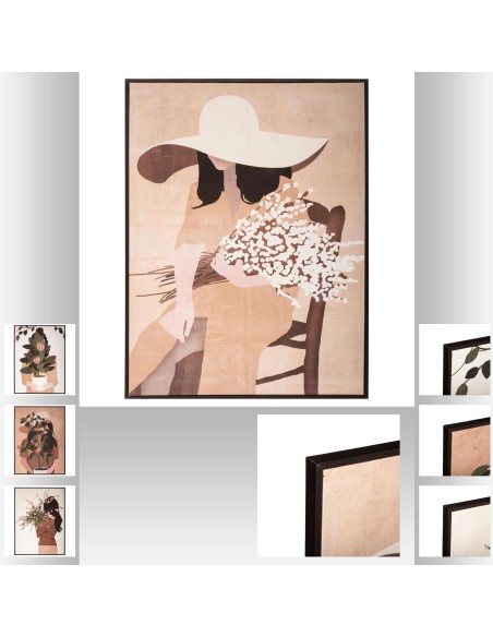 toile imp/cad femme 58x78