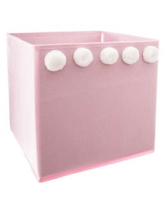 158710a - boite rgmt pompon rose 29x29