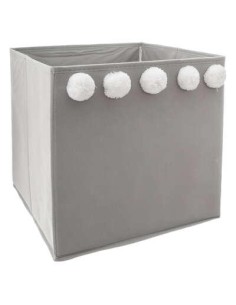158710b - boite rgmt pompon gris 29x29