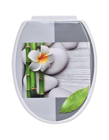 abattant wc pp 18 pouces attaches plastiques - honolulu