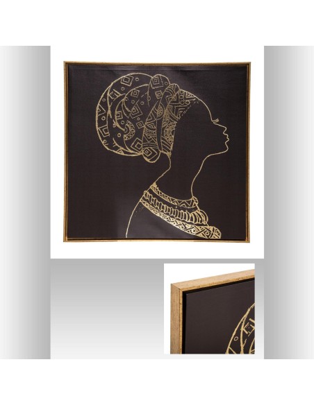 182123 - toile imp/cad/foil femme 78x78