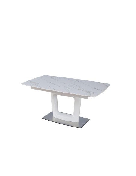 ldt-19037 - table ext mdf 160-200x90 blanc