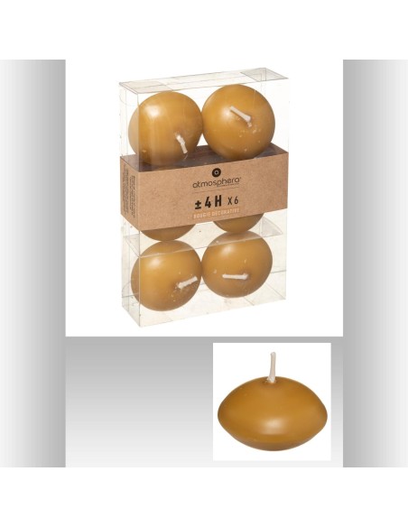 103200b - bougie flo hugo jne 4.5 x6 D. 4,5 x P. 2,5 cm