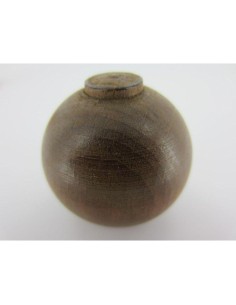 9101nb2890 - embout boule x 2 d28 - teinte chene