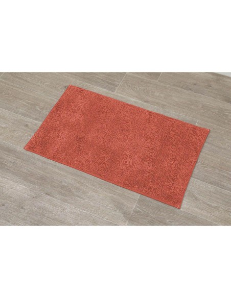 tapis polyester 45x75 cm - corail orange