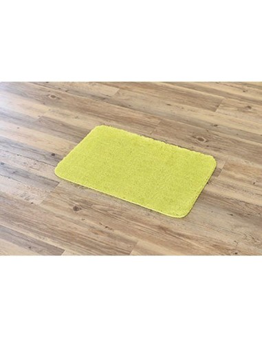 tapis microfibre doux dessous latex 40x60 cm - vert anis