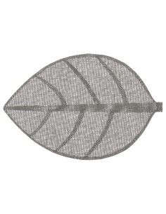 118842f - set table feuille gris 50x33 L. 50 x P. 33 x H. 0 cm