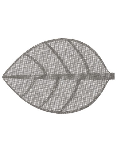 118842f - set table feuille gris 50x33 L. 50 x P. 33 x H. 0 cm