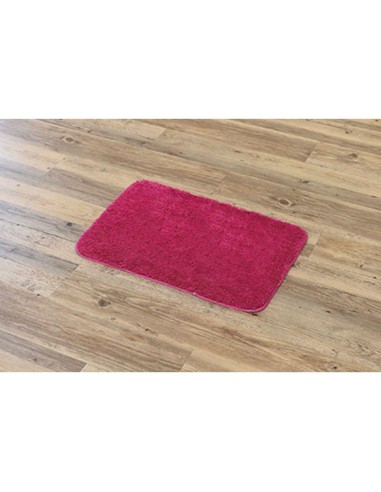 7732150-tapis microfibre doux dessous latex 40x60 cm - fuchsia