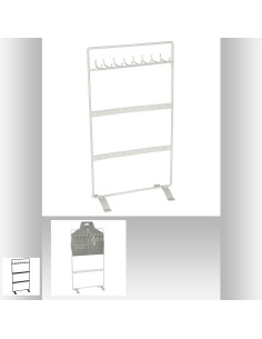 112977-porte bijoux metal h28