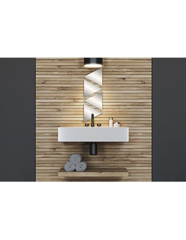 853899 - set de 4 miroirs triangles 20x17,5 cm 2 mm - uni