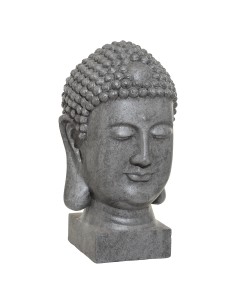 tete bouddha gris outdoor h51