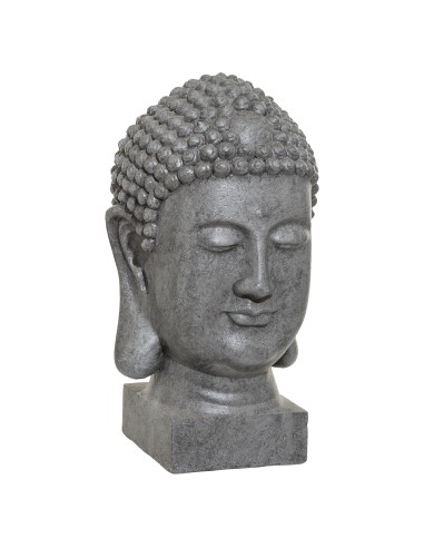 tete bouddha gris outdoor h51