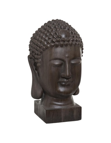 tete bouddha brun outdoor  h51