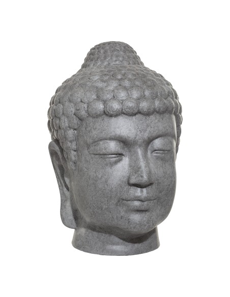 tete bouddha gris outdoor h66