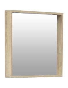 991798 - miroir mdf avec encadrement - bois naturel