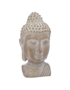 tete bouddha blanchi h38