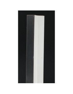 840201 - bas de porte adhesif caoutchouc 93 cm - blanc
