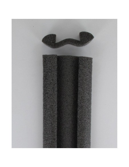 840495 - dessous de porte double bourrelet 93 cm - noir