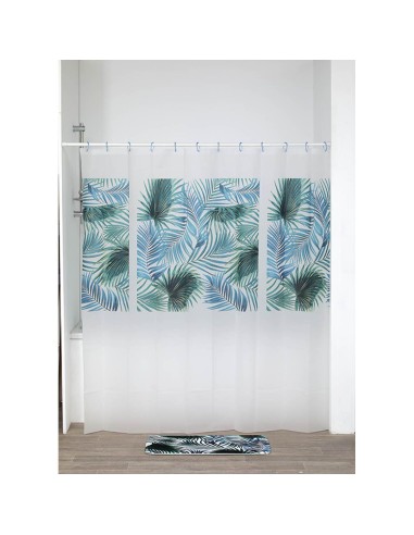 1100635 - rideau de douche peva 180x180 cm - tropicale