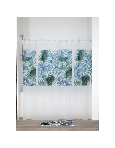 1100635 - rideau de douche peva 180x180 cm - tropicale