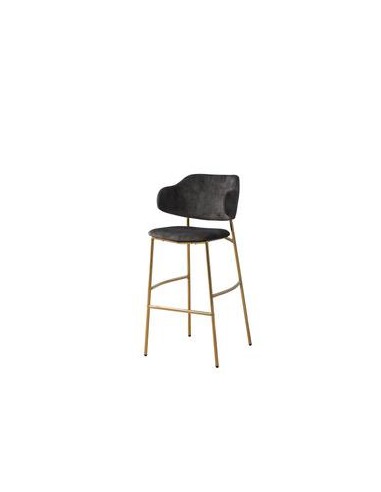 tabouret de bar bobby - vert/uf912-05 & pds dorees