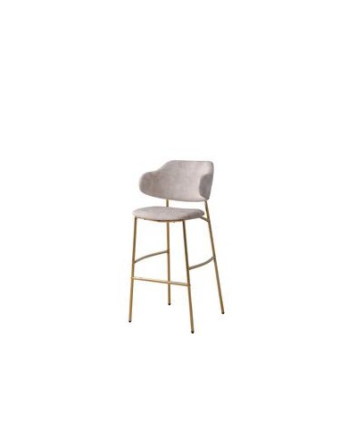 tabouret de bar  bobby -beige/mj116-11 & pds dorees