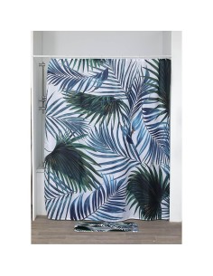 1200635 - rideau de douche polyester 180x200 cm - tropicale