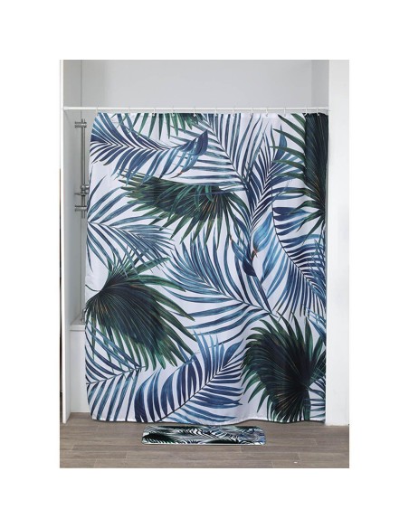1200635 - rideau de douche polyester 180x200 cm - tropicale