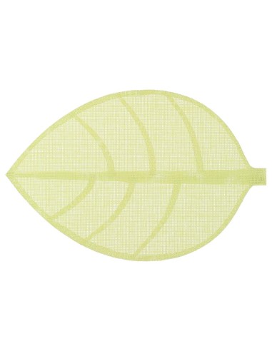 118842d-set table feuille vert 50x33 L. 50 x P. 33 x H. 0 cm