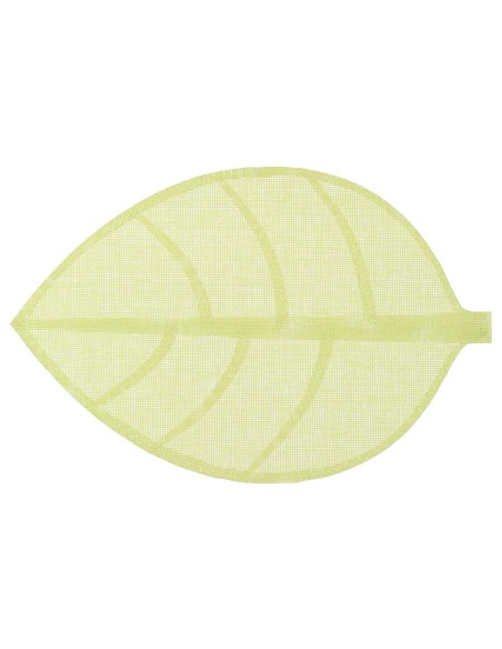 118842d-set table feuille vert 50x33 L. 50 x P. 33 x H. 0 cm