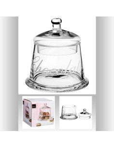115630 - bocal chocolat verr 0,4l D. 12 x H. 13 cm