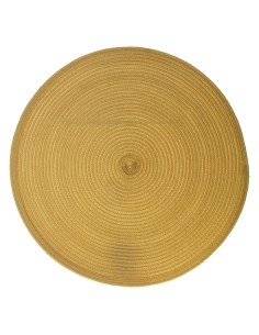 108120s - set table tresse moutarde d38 D. 38 x H. 0,1 cm