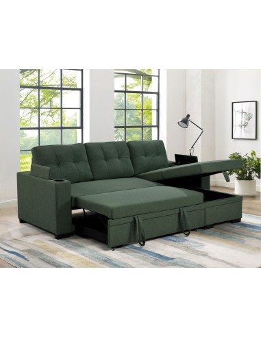 h-8976 - canape reversible romane yrm-19 gris clair