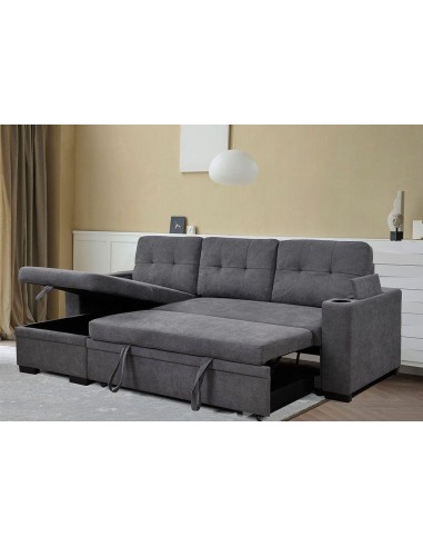 h-8976 - canape reversible romane yrm-23  bleu