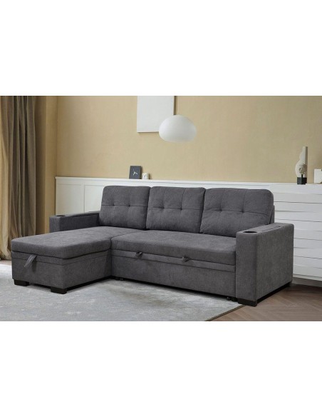 h-8976 - canape reversible romane jaune