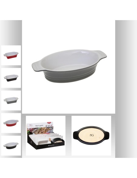 115965 - plat rond/carre 17x13.5x5 ass L. 17,3 x P. 13,4 x H. 5 cm