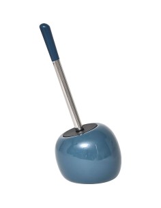 6631119 - brosse wc gres forme boule - bleu canard