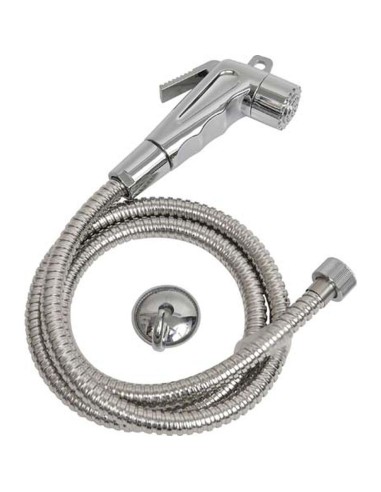 3321102 - douchette toilette/flexible acier inoxydable 120 cm - chrome