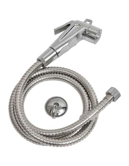 3321102 - douchette toilette/flexible acier inoxydable 120 cm - chrome