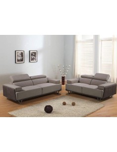 sf-332 - canape 3pl nathan french grey g05 / g08 bleu