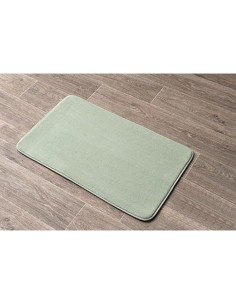 tapis microfibre uni 45x75 cm - vert amande
